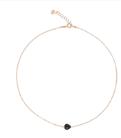 Necklace Rosso Prezioso Woman Semino d'Amore in Silver GC00405SE BLACK